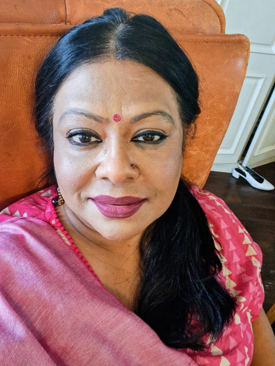 Portrait illustration of Nivedita Bhattacharjee
